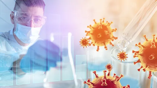 Viren unter dem Mikroskop