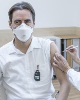 Erfolgreicher Impfstart am Klinikum