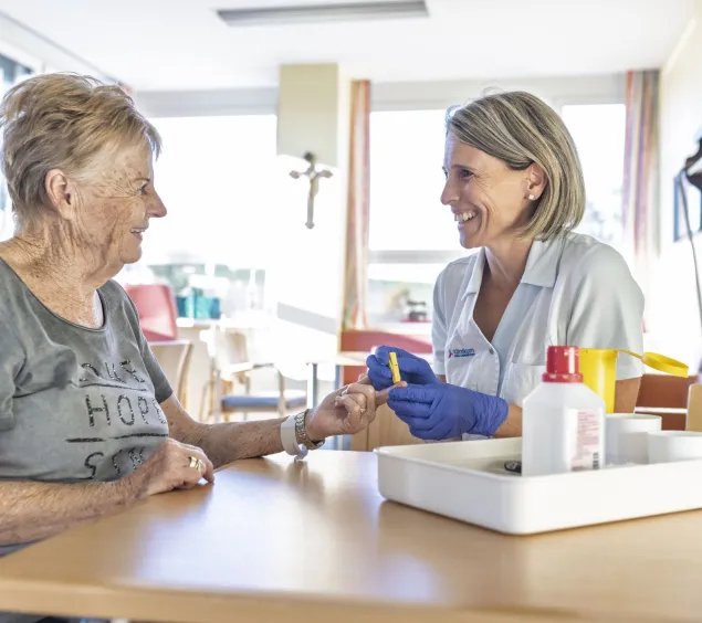 ältere Patientin der Akutgeriatrie 