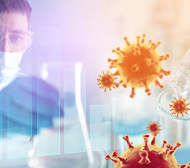 Viren unter dem Mikroskop