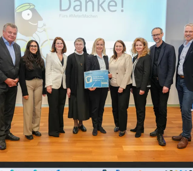 Geschäftsführung/Personalentwicklung bei Preisübergabe