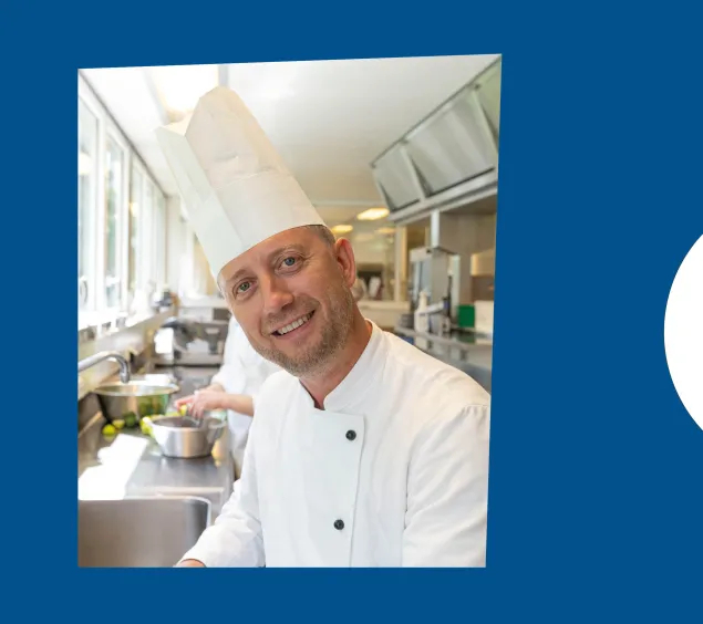 Küchenchef Johannes Zeininger