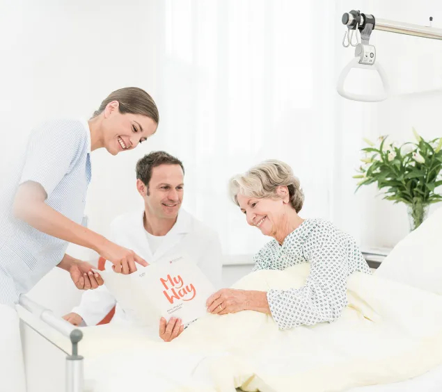 Pflege Arzt Patientin