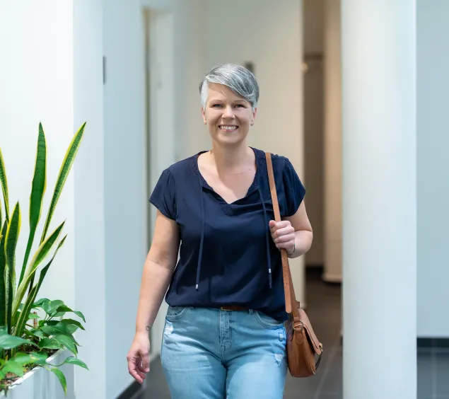 Nicole Koller in Ausbildung zur Pflegefachassistenz