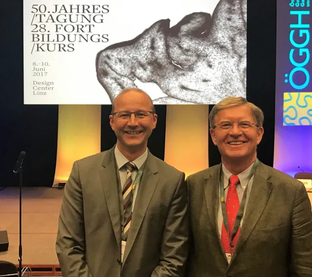 Prim. Univ.-Prof. Dr. Harald Hofer und Univ.-Prof. Dr. Peter Knoflach