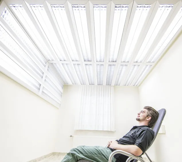 Lichtzimmer in der Psychatrie