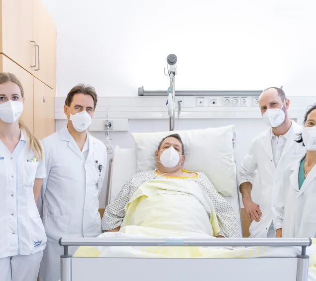 Patient Lungenembolie Transkatheter