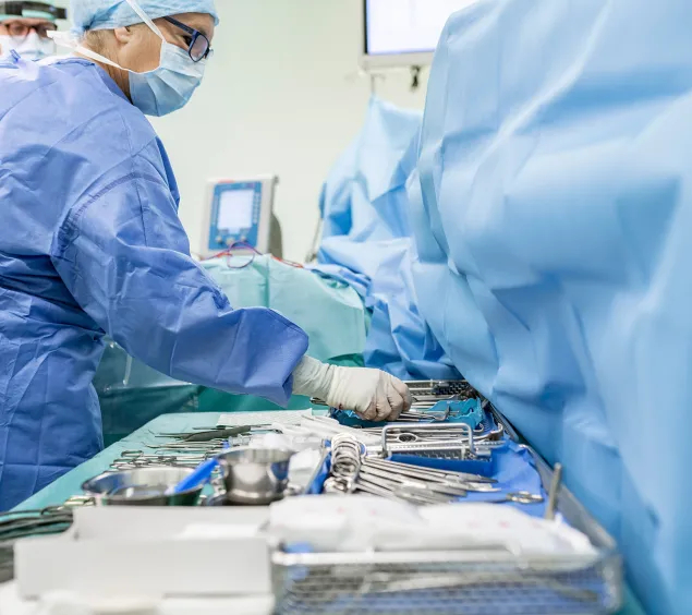 Operationstechnische Assistenz bei der Vorbereitung