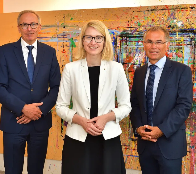 Mag. Dietbert Timmerer, Mag.a Christine Haberlander, Primarius Dr. Adrian Kamper