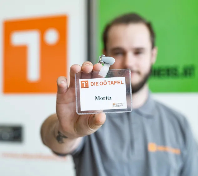 Freiwillige Helfer der OÖ Tafel