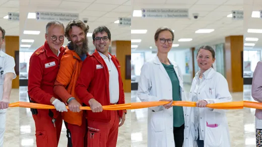 Fotoaktion "Wir ziehen eine orange Linie"