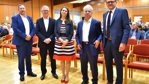 Die Expertin und Experten vor der Veranstaltung