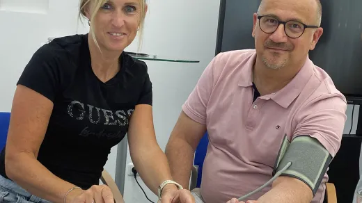 Blutdruckmessung in Apotheken