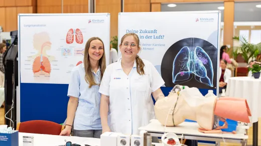 Akute Bronchitis, Asthma, Allergie, Lungenentzündung, COPD oder Lungenkrebs: Auch der Stellenwert von Atmung und Lungengesundheit standen am Programm der Karrieretage am Klinikum Wels-Grieskirchen.