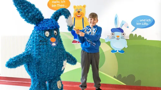 Kinderambulanz mit Hase Lilly