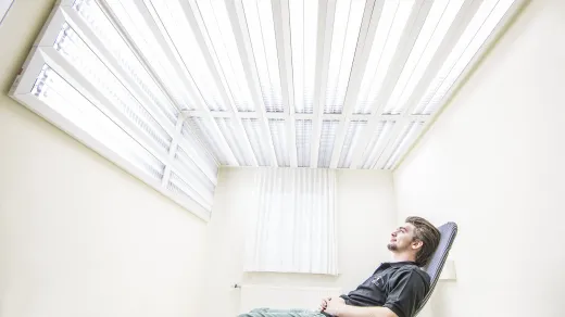 Lichtzimmer in der Psychiatrie