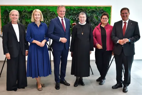 Teilnehmer Pressekonferenz Campus Eröffnung