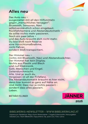 Sinnspuren Jänner 2026