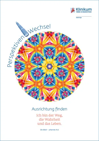 Bild eines bunten Kaleidoskops