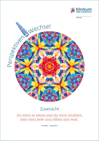 Bild eines bunten Kaleidoskops