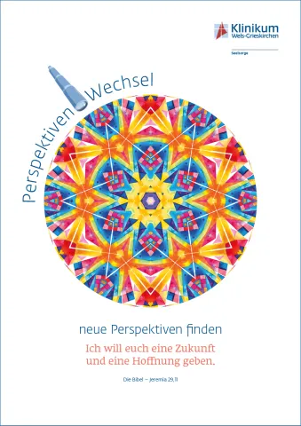 Bild eines bunten Kaleidoskops