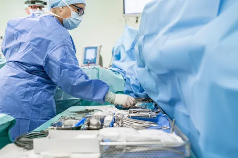 Operationstechnische Assistenz bei der Vorbereitung