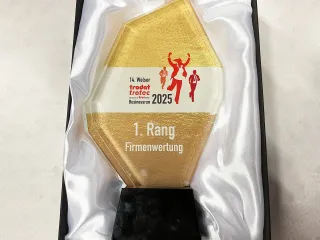 Pokal Firmenauszeichnung Businessrun