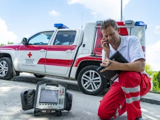 EKG Notfalleinsatzfahrzeug