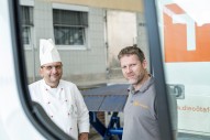 Klinikum‐Küchenchef Michael Cervek und Erwin Hehenberger